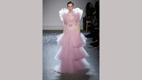 Team Peter Stigter A gown by Giambattista Valli, summer 2019, reflects haute couture’s love of balletic style (Credit: Team Peter Stigter)