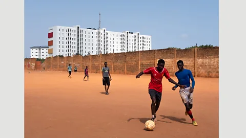 Francis Kokoroko Footballers in Nima, Accra, Ghana (Credit: Francis Kokoroko)