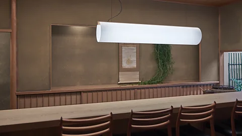 Dejan Alankhan The Enso lamp by Danish designer Lars Vegen is a tubular pendant, inspired by Japanese craftsmanship (Credit: Dejan Alankhan)