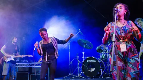 Alamy Though Sampa The Great has been exploring her roots, she's aware of her importance to Australian hip-hop (Credit: Alamy)