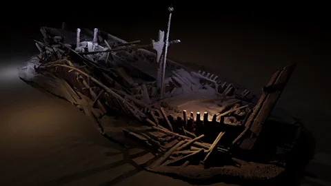 Model - Rodrigo Pacheco Ruiz Recent oceanographic research efforts in the Black Sea have revealed shipwrecks from several millennia of seafaring trade and war (Credit: Model - Rodrigo Pacheco Ruiz)