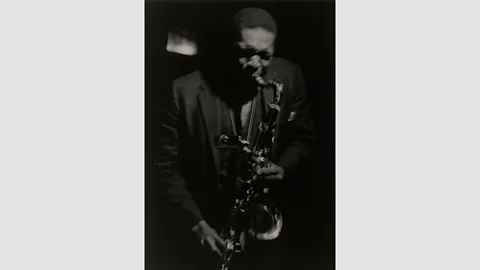 Estate of Roy DeCarava. Courtesy David Zwirner Coltrane #24, 1961 (Credit: Estate of Roy DeCarava. Courtesy David Zwirner)