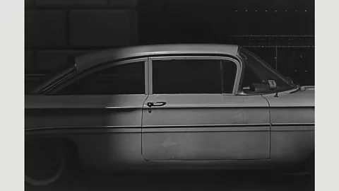 Estate of Roy DeCarava. Courtesy David Zwirner White car and dots, 1961 (Credit: Estate of Roy DeCarava. Courtesy David Zwirner)