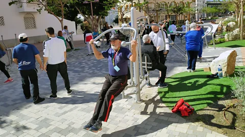 Servicio de Deportes de Diputación de Málaga Since 2007 more than 400 senior parks have been established in the province of Malaga, southern Spain (Credit: Servicio de Deportes de Diputación de Málaga)