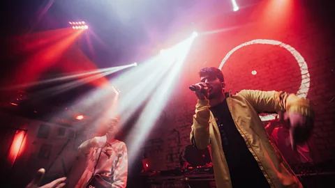 Samarth Shirke Ahmer Javed has moved from gangsta rap to more explicit political songwriting about the situation in Kashir (Credit: Samarth Shirke)