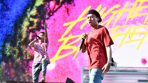 Getty Images The Higher Brothers are one of a new breed of Chinese hip-hop acts eyeing international success (Credit; Getty Images)