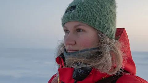 The icy camp where polar bears roam