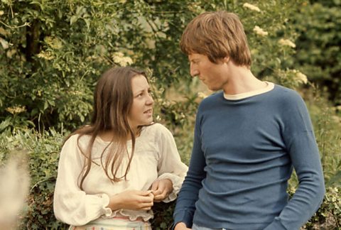 Vicky Williams as Nicky, and Keith Ashton as Jonathan in The Changes (1975)