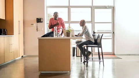 Alamy If you run to the office kitchen to decompress with colleagues after a frustrating meeting, you're likely experiencing meeting recovery syndrome (Credit: Alamy)