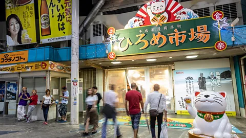 Jamie Lafferty Hirome Market in Kochi is home to Myo Zhima which serves seared bonito (credit: Jamie Lafferty)