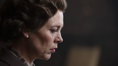 Sophie Mutevelian/ Netflix Olivia Colman plays ‘a version of the Queen that we find very believable,’ says Nina Gold (Credit: Sophie Mutevelian/ Netflix)