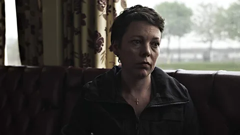 Film 4 After starring as a victim of abuse in the 2011 drama Tyrannosaur, Olivia Colman became a Refuge ambassador (Credit: Film 4)