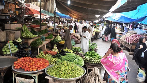 Rizwan Tabassum/Getty Images Many Memons prefer to consume what is in season and locally grown (Credit: Rizwan Tabassum/Getty Images)