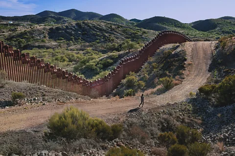 Steve McCurry Now in his late 70s, Theroux embarked on one of his greatest journeys: to crisscross the US-Mexican border (Credit: Steve McCurry)