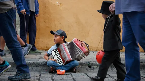 Steve McCurry Feeling invisible and shunned, Theroux felt a kinship in his old age with how many Mexicans are portrayed by the US media (Credit: Steve McCurry)