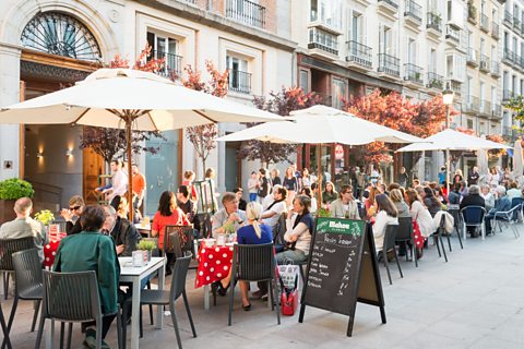 Plaza Angel in Madrid