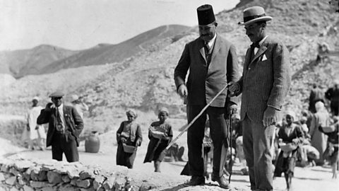 Howard Carter in Egypt March 1923.