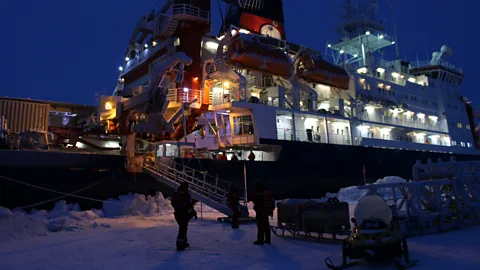 Martha Henriques The Polarstern is a home away from home for the scientists studying the ice over the winter (Credit: Martha Henriques)