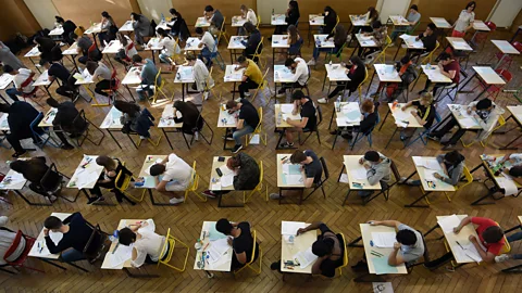 Getty Images Breda and Napp found that the greater a student’s advantage in reading, the less likely they were to plan a career in maths (Credit: Getty Images)