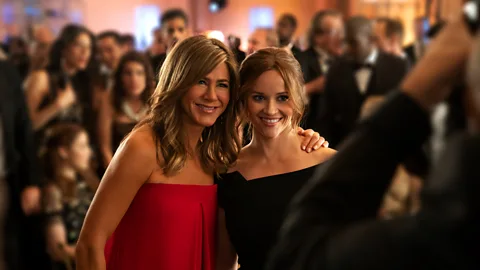 Apple TV+ The stars of The Morning Show – Jennifer Aniston and Reese Witherspoon – also serve as executive producers (Credit: Apple TV+)