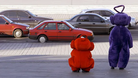 Getty Images Children who were taught lessons using materials involving the Teletubbies were far more engaged than those without according to one study (Credit: Getty Images)