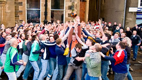 The Orkney Ba mob football game