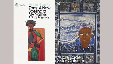 Penguin Audre Lorde’s books Zami, 1982, and Sister Outsider, 1984, have recently been re-issued (Credit: Penguin)