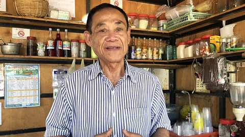 Robert Reid So Sokha makes coffee chiefly for the conversation that comes with it (Credit: Robert Reid)
