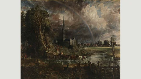 Wikimedia Commons John Constable’s Salisbury Cathedral from the Meadows was exhibited at the Royal Academy in 1831 but never found a buyer; it remained in his studio until his death in 1837