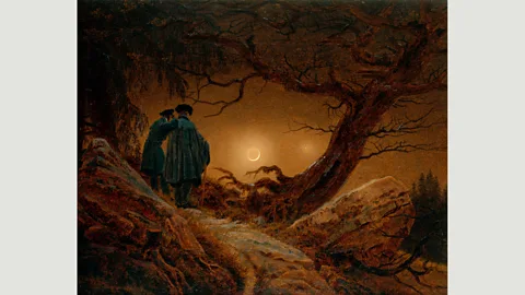 Wikimedia Commons Caspar David Friedrich’s Two Men Contemplating the Moon highlights spirituality in nature and the presence of the sublime