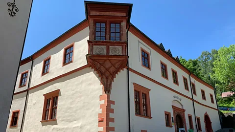 Eliot Stein Jáchymov's Royal Mint House museum is where the dollar's first ancestors were coined 500 years ago (Credit: Eliot Stein)