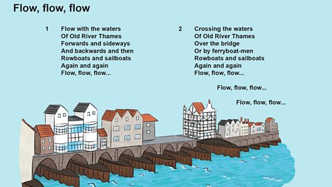 Flow, flow, flow song lyrics (pdf)