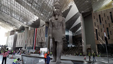 MOHAMED EL-SHAHED/Getty Images Cairo’s highly anticipated Grand Egyptian Museum is scheduled to open this year (Credit: MOHAMED EL-SHAHED/Getty Images)