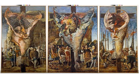 Allegory (1964) by John Bellany