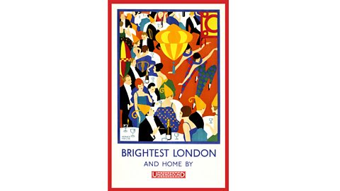 Poster; 'Brightest London and home by Underground', by Horace Taylor, 1924