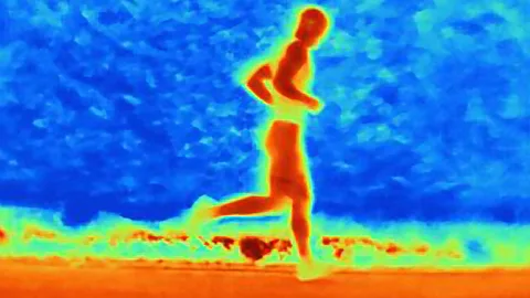 Alamy During physical activity, muscles produce heat as a waste product which cannot dissipate into the surrounding air if the ambient temperatures are too high  (Credit: Alamy)