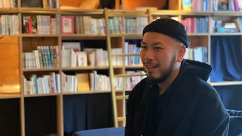 Bryan Lufkin So Rikimaru, 38, started the Book and Bed chain in Tokyo that mixes elements of a hostel, capsule hotel and café. He thinks differentiating is vital (Credit: Bryan Lufkin)