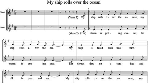 KS1 Music: Sun, sea and song. 3: My ship rolls over the ocean - BBC Teach