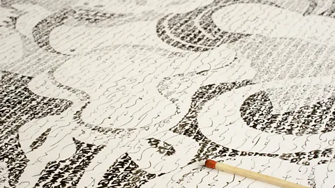 Kaoru Akagawa By turning Kana into an art form, Akagawa has brought the alphabet to a wider audience (Credit: Kaoru Akagawa)