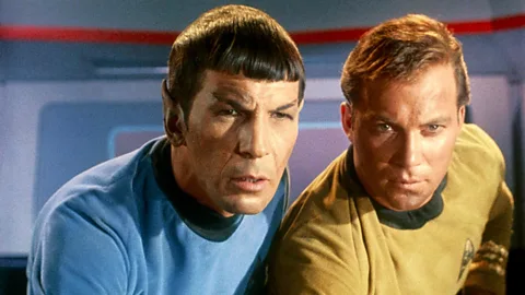 Alamy Star Trek first launched in 1966, with William Shatner as James T Kirk and Leonard Nimoy as Spock (Credit: Alamy)