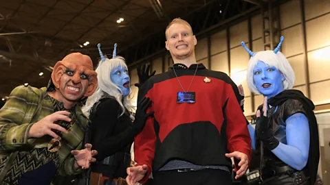 Alamy Trekkies were the original geek superfans, turning up en masse for conventions and meetings, which continue to thrive to this day (Credit: Alamy)