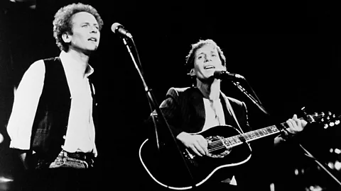 Alamy Simon and Garfunkel in concert (Credit: Alamy)