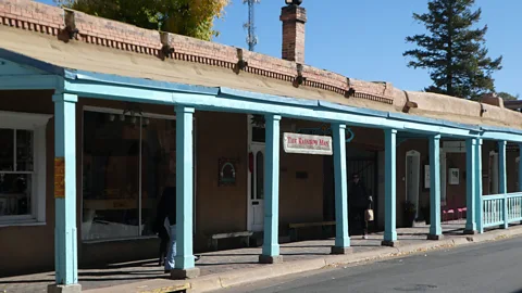 Larry Bleiberg The Rainbow Man gift shop now occupies the Manhattan Project’s formerly classified facility (Credit: Larry Bleiberg)