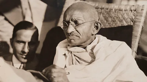 Getty Images Mahatma Gandhi, India's pioneering independence leader, even toyed with eating meat despite his vegetarian beliefs (Credit: Getty Images)