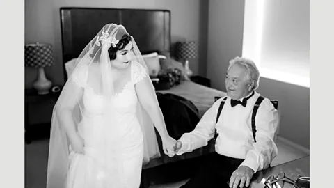 Ryan Moore Photography Pete Passanisi's diagnosis with breast cancer led his daughter Annie to discover that she too carries the same faulty BRCA2 gene as her father (Credit: Ryan Moore Photography)