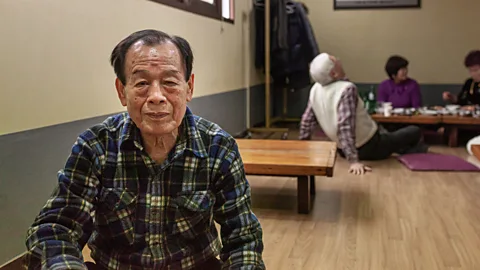 Ben McKechnie Chef Park Jung-gyu is 80 years old and has worked at Joseonok for the last 60 years (Credit: Ben McKechnie)