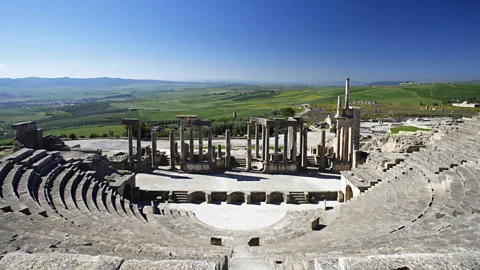 aprilante/Getty Images Just two hours’ drive south-west of Tunis, the ancient remains of Dougga are startlingly complete (Credit: aprilante/Getty Images)