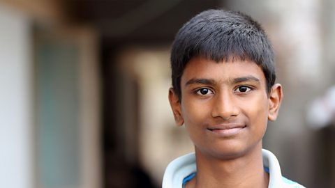 A photo of a boy. All nouns for male family members are masculine.