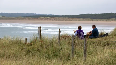 Mike MacEacheran Many couples visit Llanddwyn on 25 January to propose or renew their vows (Credit: Mike MacEacheran)
