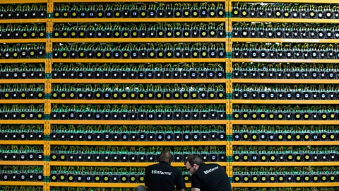 Getty Images This new type of data-tracking technology uses blockchain, the de-centralising record-keeping system behind the cryptocurrency bitcoin (Credit: Getty Images)